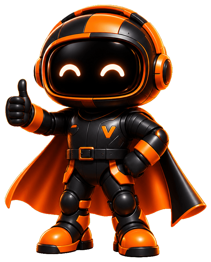 VedPilot mascot giving a thumbs up